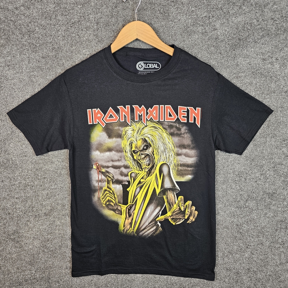 IRON MAIDEN "Killers" Graphic Tee - Classic Metal Style-  Size Small